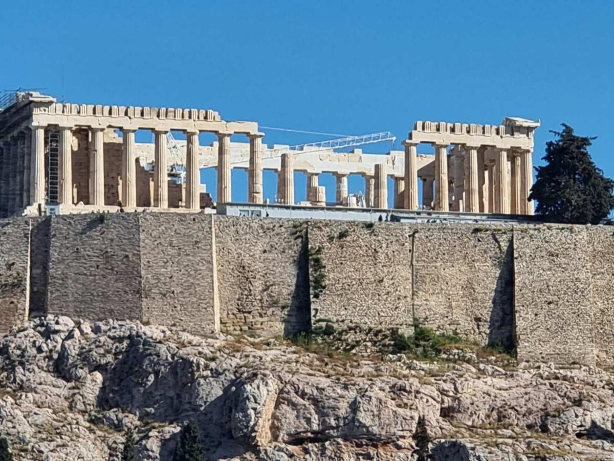 شقة Acropolis Ancient World - 5 Minutes From Subway And Acropolis Museum أثينا المظهر الخارجي الصورة